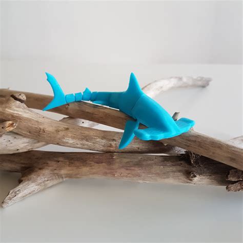 D Printable Hammerhead Shark Flexi By Boby Green Creations