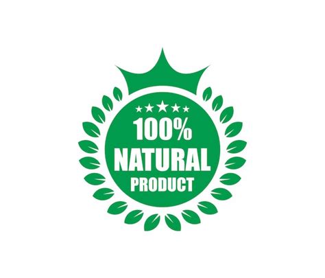 Premium Vector 100 Percent Natural Label Sticker Badge Vector