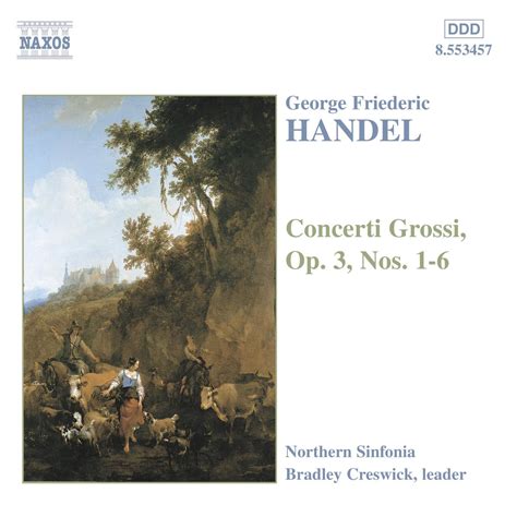 Handel Concerti Grossi Op 3 Nos 1 6 CD Opus3a