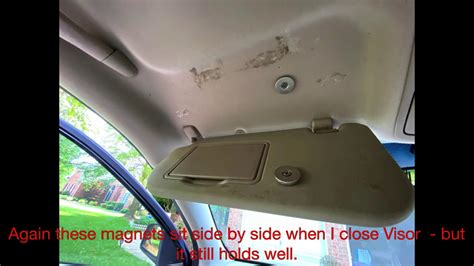 Easy Cheap And Permanent Floppy Sun Visor Fix Youtube