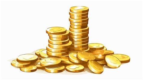 Premium Vector A Stack Of Gold Coins With The Words Quot Gold Quot On