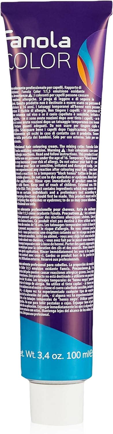 Fanola Crema Colore Colouring Cream 7 11 Medium Blonde Intensive Ash