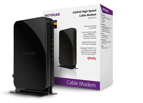 NETGEAR DOCSIS 3.0 High Speed Cable Modem Certified for Comcast XFINITY ...