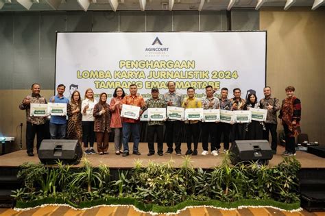 Promoting ESG Implementation 13 Journalists Win The 2024 Martabe Gold