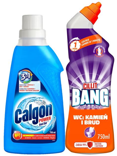 Calgon Odkamieniacz Do Pralki Cillit Kamie I Brud El Do Wc Reckitt