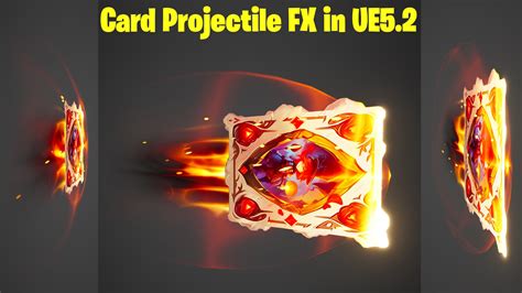 Card Projectile FX In Unreal Engine 5 2 Niagara Tutorial CGOW