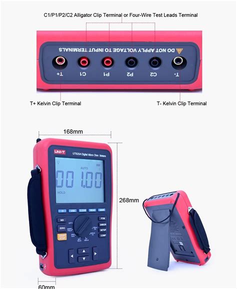 Snapklik Uni T Ground Resistance Meter Ut A Manual Range Dc Low