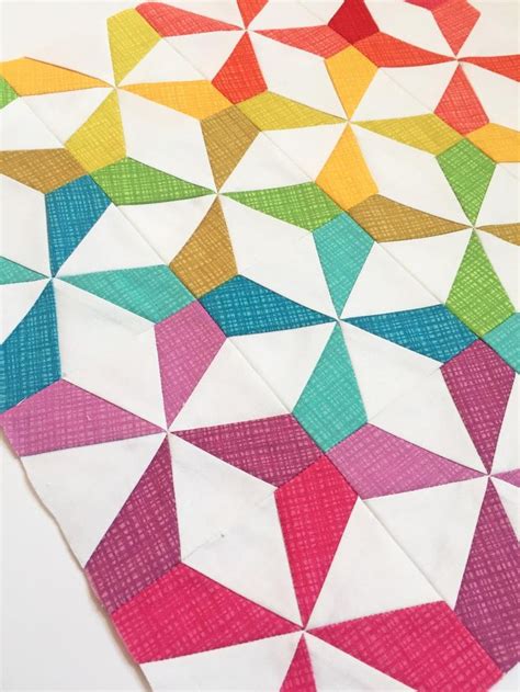 Kaleidoscope Foundation Paper Pieced Quilt Block Pattern Etsy Paper