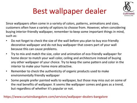 Ppt Wallpaper Dealer In Bangalore 3d Wallpaper Dealers In Bangalore