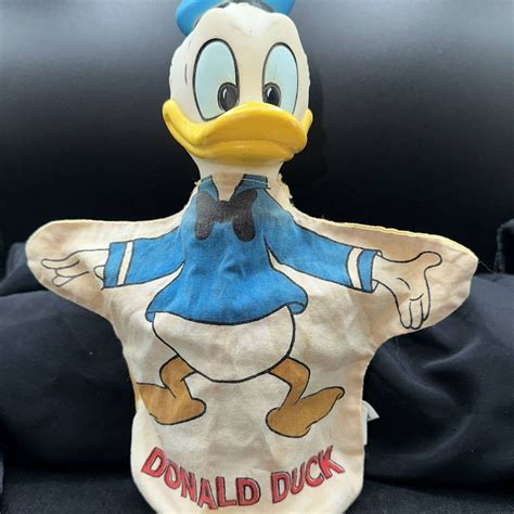 Donald Duck Hand Puppet Etsy