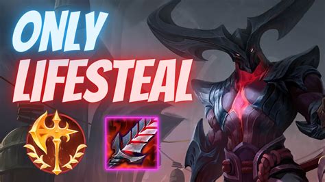 Full Lifesteal Lifesteal Red Kayn Rhaast Gameplay Wild Rift Youtube