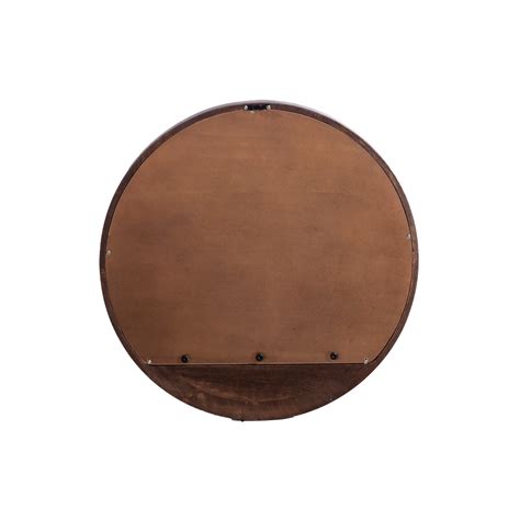 Miroir rond avec étagère en bois Marley Made in Meubles