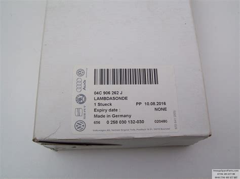 04C906262J VW Polo Oxygen Sensor 2015-2020