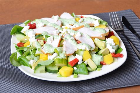 Salade Met Kip Mango En Geitenkaas HealthiNut