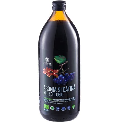 Suc De Aronia Si Catina Eco 1000 Ml Aronia Charlottenbur Farmacia