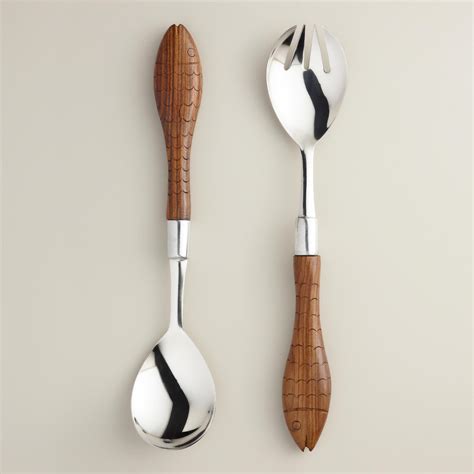 Riviera Fish Serving Spoons Set Of 2 Serving Spoons Fish Serving Spoon