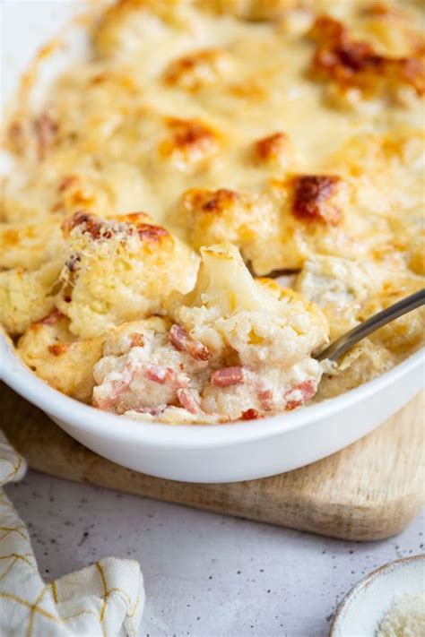 Gratin De Chou Fleur Au Comt Et Aux Lardons Artofit