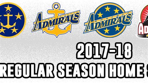 Admirals Announce 2017-18 Home Schedule | Norfolk Admirals