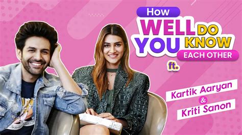 HILARIOUS FIGHT How Well Do Kriti Sanon Kartik Aaryan Know Each