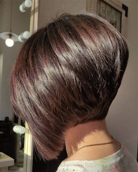 Elegant Stacked Inverted Bob Haircut