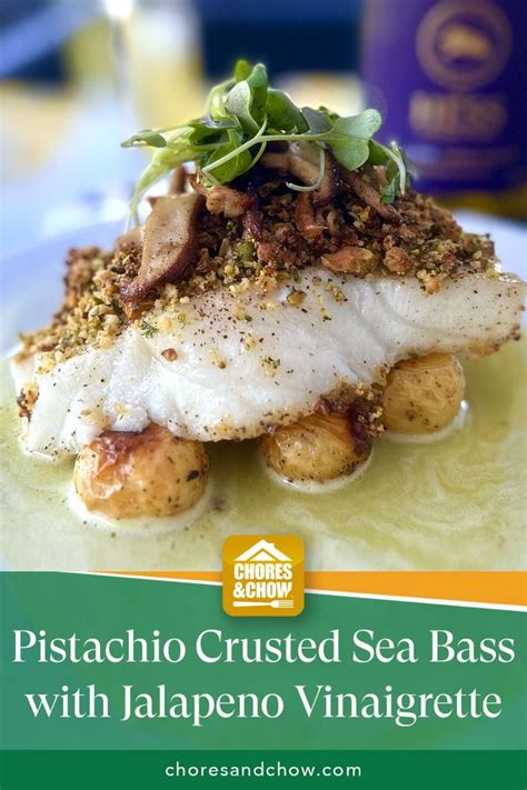 Pistachio Crusted Sea Bass Receta En 2024