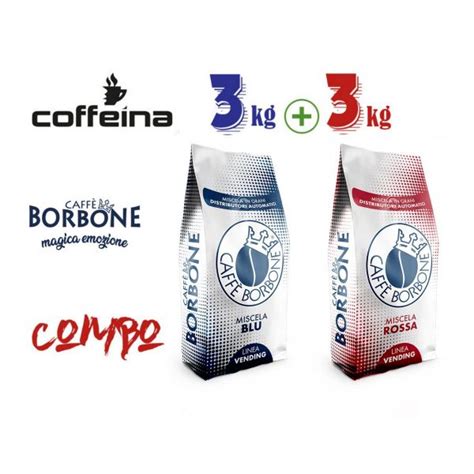 Borbone Caffe In Grani Kg Blu Kg Rosso