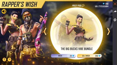 Free Fire Rapper S Wish Event Get The M1887 Rapper Underworld Now