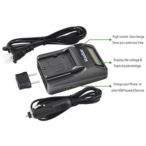 Kastar Battery Charger For Canon BP 970G BP 975 XV1 XV2 XM1 XM2 XL1