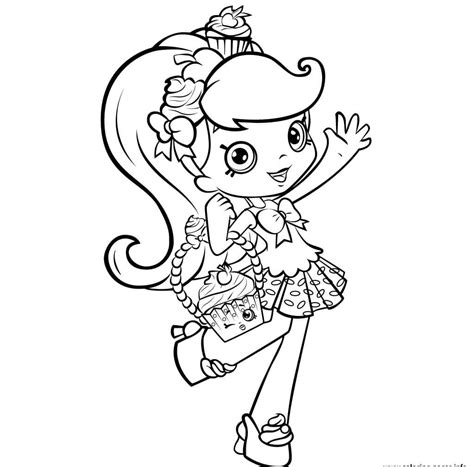 Shoppie Doll Coloring Pages