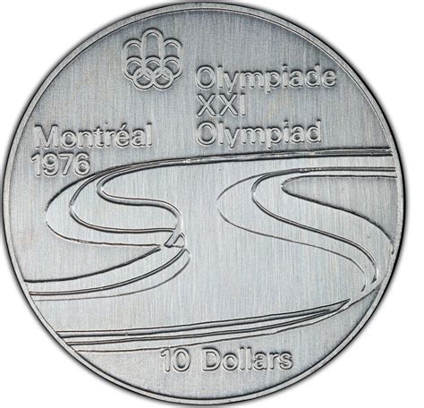 10 dollars Olympiades de Montréal Canoë Canada Numista