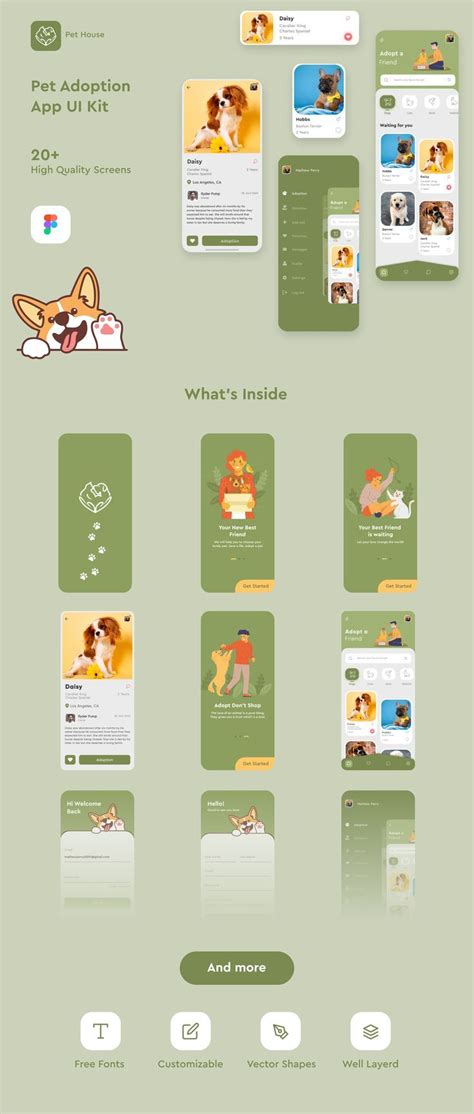 Pet House Pet Adoption App Ui Kit Pet Adoption App Ui Kit App