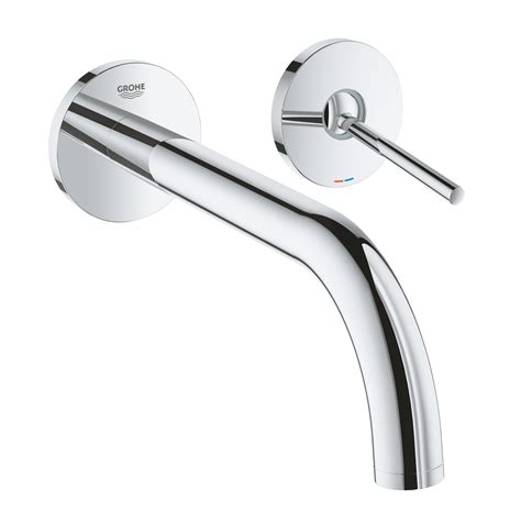 Atrio Wall Mounted Basin Mixer L Size To Be Completed With