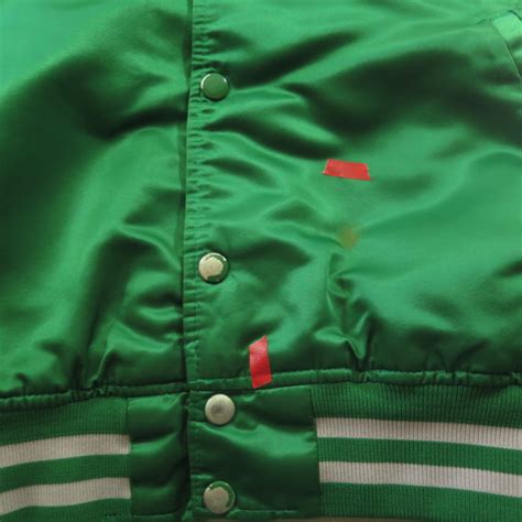 Vintage 80s Boston Celtics Starter Jacket M NBA Basketball Nylon Satin