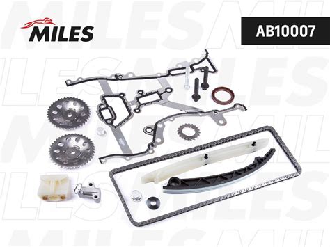 Комплект цепи ГРМ OPEL 1.0-1.4 96- co звездочками, MILES AB10007 ...