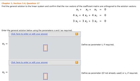 Solved Find The General Solution To The Linear System And Chegg