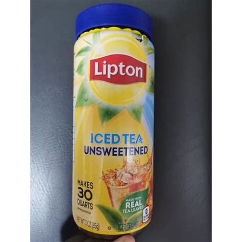 Lipton Iced Tea Unsweetened Makes 30quarts 3oz 85g Shopee Philippines