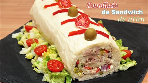 Delicioso Rollo De Pan Bimbo Relleno De At N Receta F Cil Y R Pida