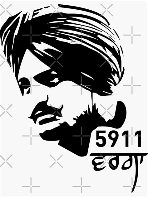 "Sidhu Moose Wala (Legends Never Die)" Sticker by ArtRiver | Redbubble