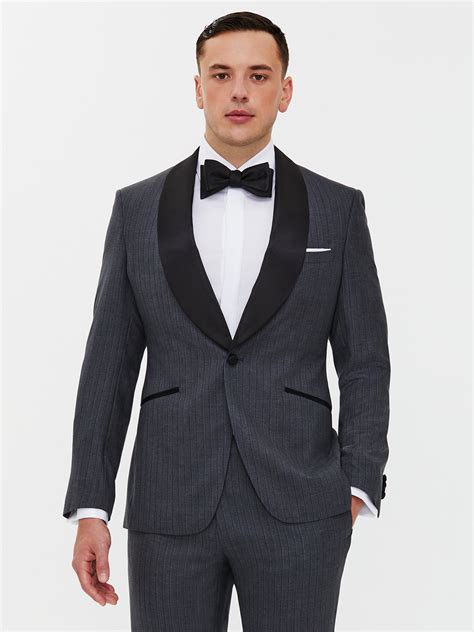 Enzo Custom S170 S Grey Stripe Tuxedo