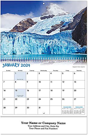 Custom Latin America Spiral Wall Calendar X Office Depot