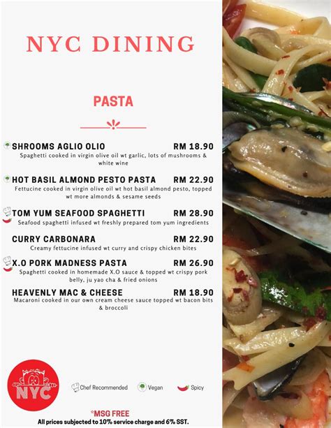 NYC Dining Bar Bandar Utama Food Delivery | VMO