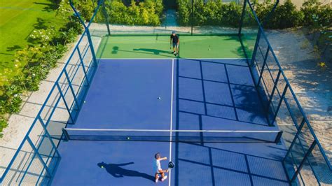 Padels Up For Game Of Padel Tennis At Hideaway Beach Resort Maldives