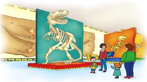 Caillou The Dinosaur Hunter