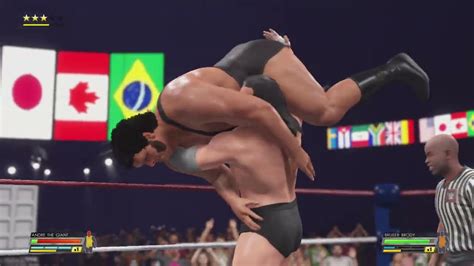 WWE 2K22 Andre The Giant VS Bruiser Brody Extreme Rules YouTube