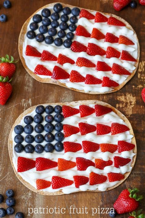 Patriotic Fruit Pizza - Lil' Luna