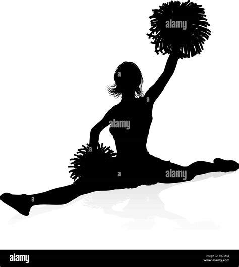 Cheerleading Clipart Silhouette