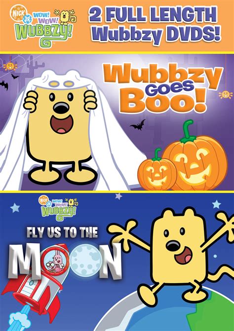 Best Buy Wow Wow Wubbzy Wubbzy Goes Boo Fly Us To The Moon [2 Discs] [dvd]