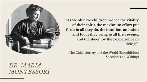 Famous Maria Montessori Quotes Benefits Of The Montessori Programme