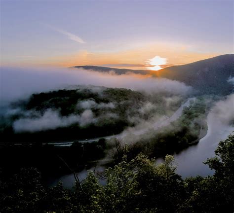 Mt Minsi Sunrise Delaware Water Gap Recreational Area Maxfield