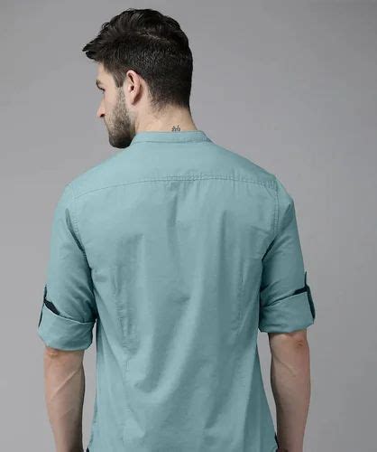 Plain Linen Green Solid Casual Shirts Full Sleeves At Rs 1199 In Patna